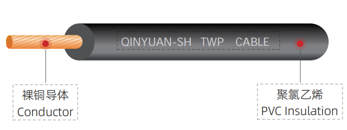 TWP汽车线 热塑性TPE绝缘 -50℃~105℃耐温