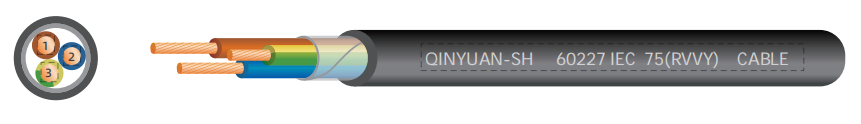 RVVY耐油电缆 60227 IEC 75标准 机床设备专用电源线