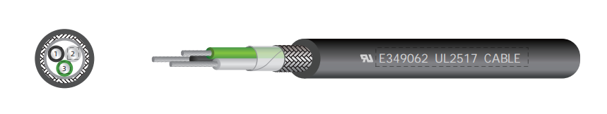 【UL2517高温线】105℃耐热电源线 家用电器/工业设备通用