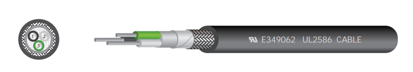 【UL2586控制线】150℃耐高温电缆 工业自动化/机器人专用